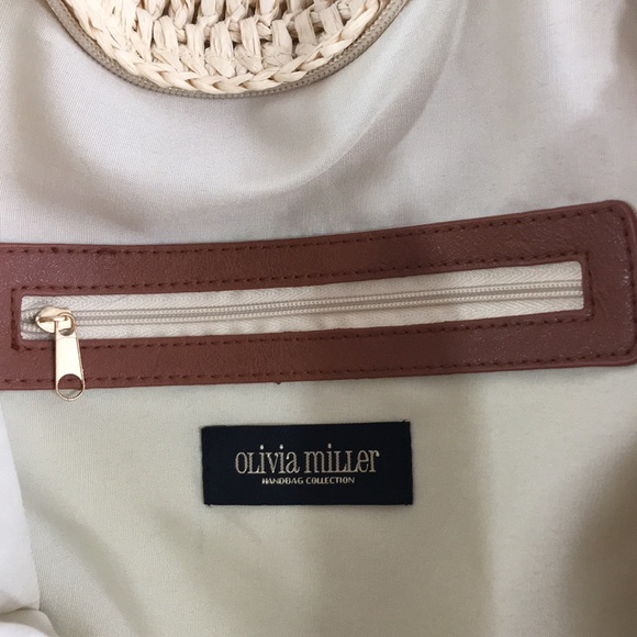 Olivia Miller Pippy striped straw tote bag - Picture 4 of 8